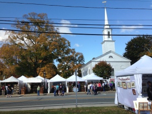 View of the Congregational Church that started the festival in 1967.